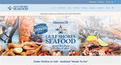 Desktop Screenshot of gulfshoresseafood.com