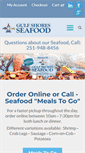 Mobile Screenshot of gulfshoresseafood.com